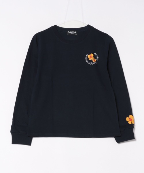 DAYDAY(デイデイ)の「フラワーロゴ L/S Tシャツ(Tシャツ/カットソー・レディース・オートミール/ネイビー・M/L)」の10枚目の写真