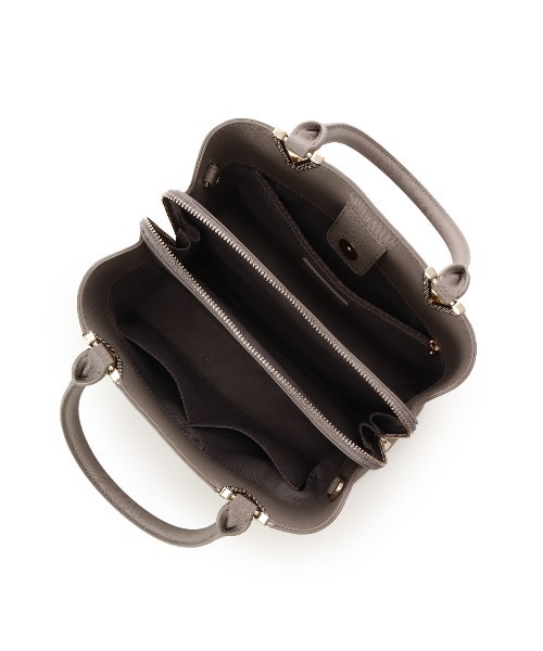 SAMANTHAVEGA(サマンサベガ)の「Vカットハンドバッグ(ハンドバッグ・レディース・ホワイト/グレイッシュベージュ/ブラック・FREE)」の20枚目の写真