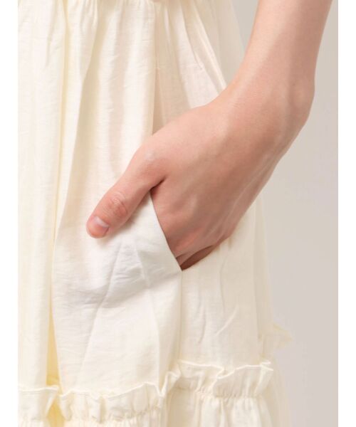 merry jenny（メリージェニー）の「ティアードティアードスリーブワンピース（ワンピース・レディース・グレー/ブルー/アイボリー・FREE）」の9枚目の写真