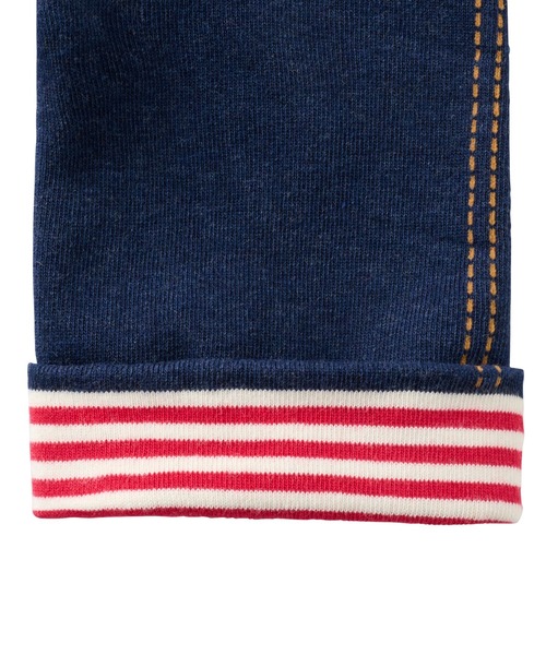 DOUBLE_B（ダブルビー）の「8分丈スパッツ（その他パンツ・キッズ・ブラウン/インディゴブルー・80ｃｍ/90cm/100cm）」の3枚目の写真