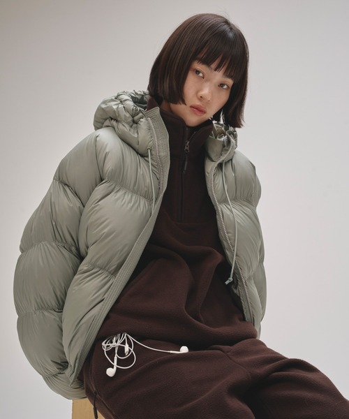 TODAYFUL（トゥデイフル）の「Ultralight Goose Jacket（テーラードジャケット・レディース・ブラック/チョコ/セージグリーン/キナリ・36inch/38inch）」の4枚目の写真