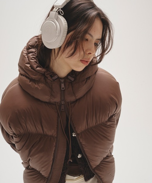 TODAYFUL（トゥデイフル）の「Ultralight Goose Jacket（テーラードジャケット・レディース・ブラック/チョコ/セージグリーン/キナリ・36inch/38inch）」の8枚目の写真