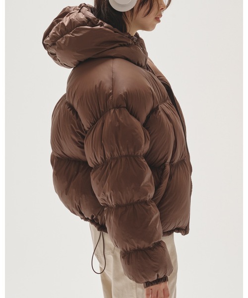 TODAYFUL（トゥデイフル）の「Ultralight Goose Jacket（テーラードジャケット・レディース・ブラック/チョコ/セージグリーン/キナリ・36inch/38inch）」の10枚目の写真