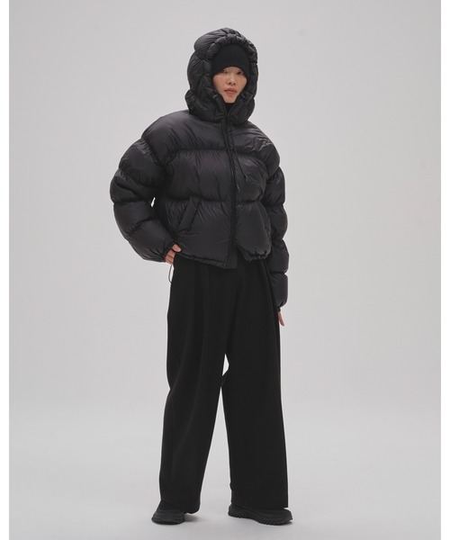 TODAYFUL（トゥデイフル）の「Ultralight Goose Jacket（テーラードジャケット・レディース・ブラック/チョコ/セージグリーン/キナリ・36inch/38inch）」の7枚目の写真