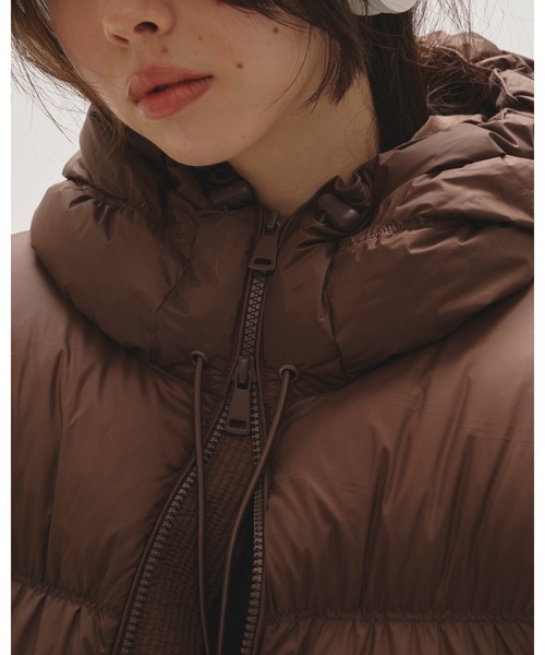 TODAYFUL（トゥデイフル）の「Ultralight Goose Jacket（テーラードジャケット・レディース・ブラック/チョコ/セージグリーン/キナリ・36inch/38inch）」の11枚目の写真