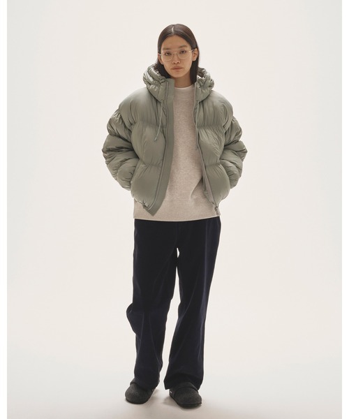 TODAYFUL（トゥデイフル）の「Ultralight Goose Jacket（テーラードジャケット・レディース・ブラック/チョコ/セージグリーン/キナリ・36inch/38inch）」の16枚目の写真