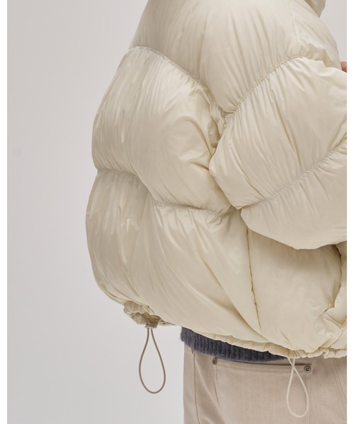 TODAYFUL（トゥデイフル）の「Ultralight Goose Jacket（テーラードジャケット・レディース・ブラック/チョコ/セージグリーン/キナリ・36inch/38inch）」の18枚目の写真