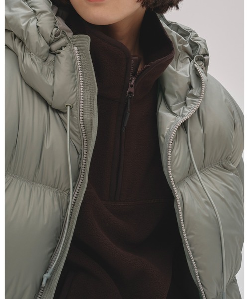 TODAYFUL（トゥデイフル）の「Ultralight Goose Jacket（テーラードジャケット・レディース・ブラック/チョコ/セージグリーン/キナリ・36inch/38inch）」の21枚目の写真