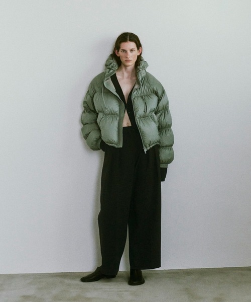 TODAYFUL（トゥデイフル）の「Ultralight Goose Jacket（テーラードジャケット・レディース・ブラック/チョコ/セージグリーン/キナリ・36inch/38inch）」の22枚目の写真