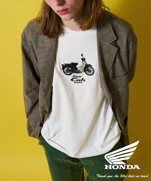 417 EDIFICE(フォーワンセブンエディフィス)の「《追加》HONDA 417別注 50cc Tシャツ(Tシャツ/カットソー・メンズ・ブラック/ホワイト系その他・MEDIUM/LARGE/X-LARGE)」の2枚目の写真