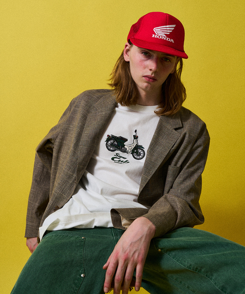 417 EDIFICE(フォーワンセブンエディフィス)の「《追加》HONDA 417別注 50cc Tシャツ(Tシャツ/カットソー・メンズ・ブラック/ホワイト系その他・MEDIUM/LARGE/X-LARGE)」の7枚目の写真