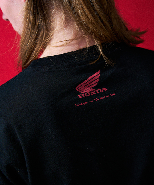 417 EDIFICE(フォーワンセブンエディフィス)の「《追加》HONDA 417別注 50cc Tシャツ(Tシャツ/カットソー・メンズ・ブラック/ホワイト系その他・MEDIUM/LARGE/X-LARGE)」の12枚目の写真