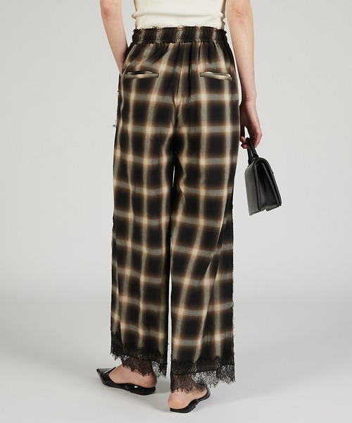 PRANK PROJECT(プランクプロジェクト)の「チェックパンツ / Check Pants(その他パンツ・レディース・ブラウン/ブラック・38/36)」の13枚目の写真