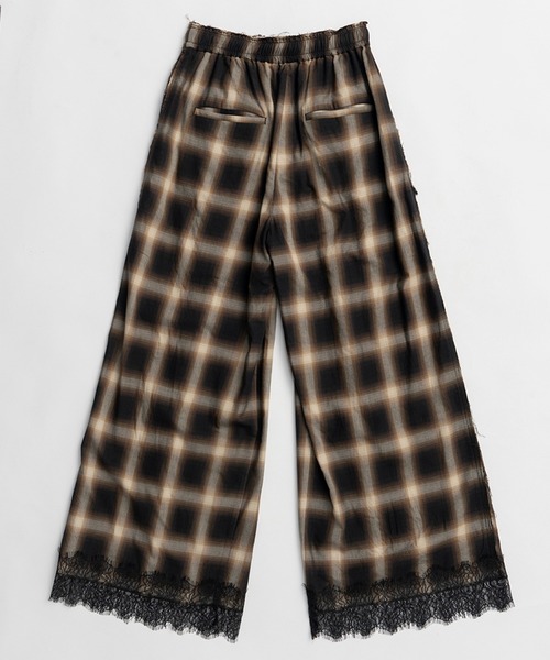 PRANK PROJECT(プランクプロジェクト)の「チェックパンツ / Check Pants(その他パンツ・レディース・ブラウン/ブラック・38/36)」の17枚目の写真