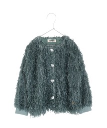 MAKE YOUR DAY（メイクユアデイ）の「ママとおそろいシャギーカーディガン■150.160cm（カーディガン/ボレロ・キッズ）」