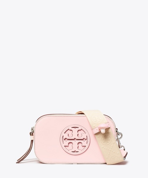美品⭐️トリーバーチ⭐️本革リザード柄ショルダーバックミラー付きほぼ未使用 Tory Burch x BonBon ミラー ミニクロスボディバッグ