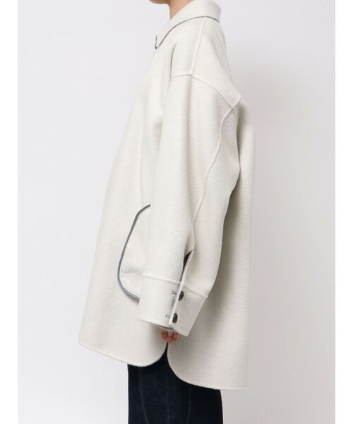 Htage(テージ)の「【Htage】リバーシブルビッグシルエットリバーコート(その他アウター・レディース・ブラック/ライトグレー・FREE)」の11枚目の写真