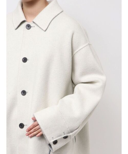 Htage(テージ)の「【Htage】リバーシブルビッグシルエットリバーコート(その他アウター・レディース・ブラック/ライトグレー・FREE)」の14枚目の写真