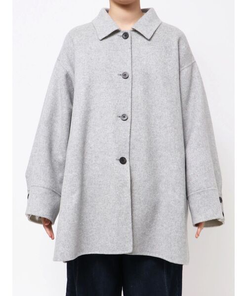 Htage(テージ)の「【Htage】リバーシブルビッグシルエットリバーコート(その他アウター・レディース・ブラック/ライトグレー・FREE)」の18枚目の写真