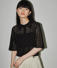 【TODAYFUL 】　Lace Knit Shirts TODAYFUL(トゥデイフル)の「Lace Knit Shirts」 - PARTE