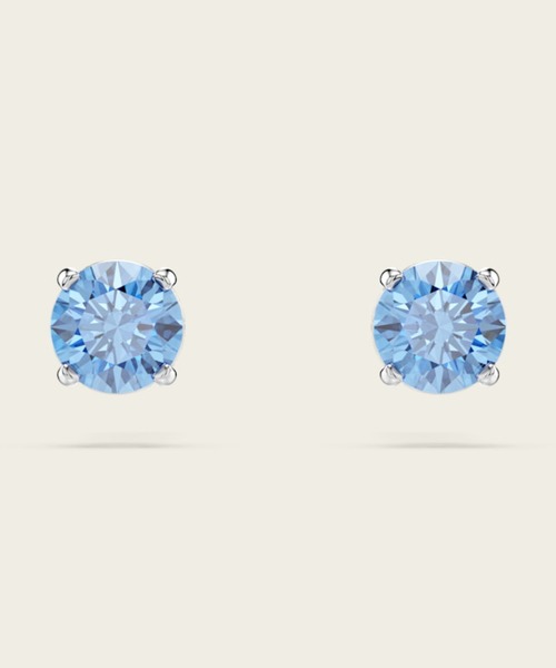 SWAROVSKI｜スワロフスキーのピアス（両耳用）（ブルー・ネイビー/青色
