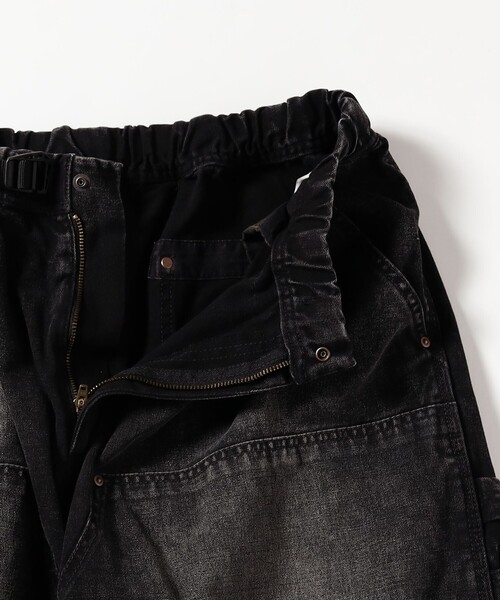 BEAMS（ビームス）の「ワイドストレート ダック ダブルニー カーゴパンツ（その他パンツ・メンズ・ブラック/インディゴブルー・S/M/L/XL）」の10枚目の写真