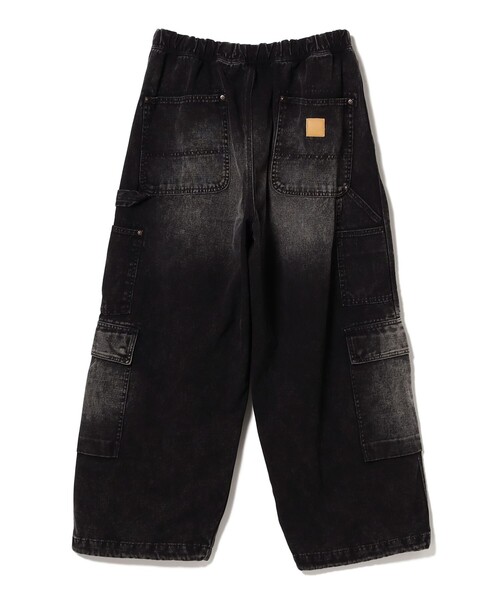 BEAMS（ビームス）の「ワイドストレート ダック ダブルニー カーゴパンツ（その他パンツ・メンズ・ブラック/インディゴブルー・S/M/L/XL）」の11枚目の写真