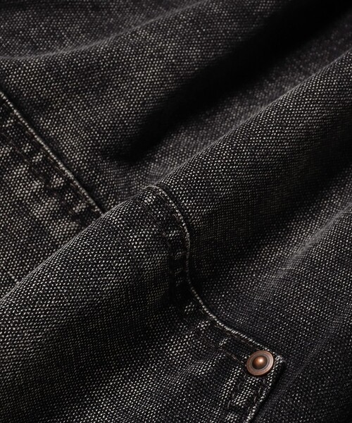 BEAMS（ビームス）の「ワイドストレート ダック ダブルニー カーゴパンツ（その他パンツ・メンズ・ブラック/インディゴブルー・S/M/L/XL）」の12枚目の写真