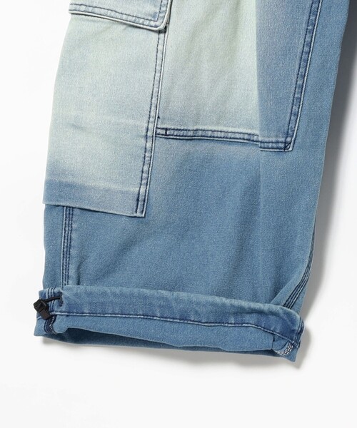 BEAMS（ビームス）の「ワイドストレート ダック ダブルニー カーゴパンツ（その他パンツ・メンズ・ブラック/インディゴブルー・S/M/L/XL）」の19枚目の写真