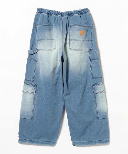 BEAMS（ビームス）の「ワイドストレート ダック ダブルニー カーゴパンツ（その他パンツ・メンズ・ブラック/インディゴブルー・S/M/L/XL）」の20枚目の写真