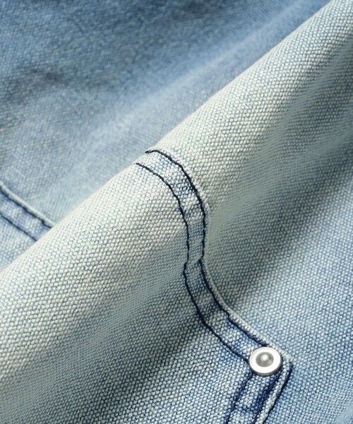 BEAMS（ビームス）の「ワイドストレート ダック ダブルニー カーゴパンツ（その他パンツ・メンズ・ブラック/インディゴブルー・S/M/L/XL）」の21枚目の写真