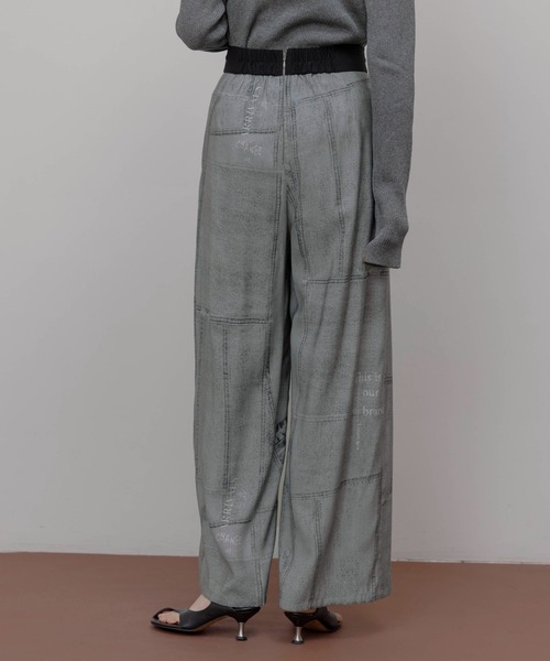 パッチワークデニムpt タックパンツ Eimee Law│Eimee Law & LHELBIE