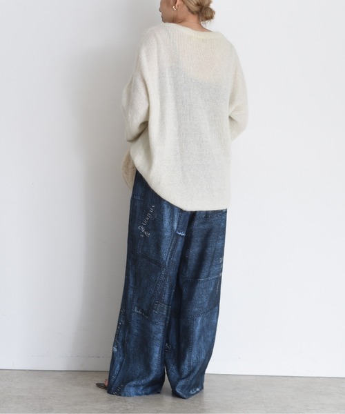 Eimee Law(エイミーロウ)の「パッチワークデニムpt タックパンツ(その他パンツ・レディース・グレー/ダークインディゴブルー・M)」の22枚目の写真