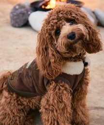 KRIFF MAYER（クリフメイヤー）の「【犬服･防寒･着脱簡単】DOG裏ボアコーデュロイボンバーJK（ペットウェア）」