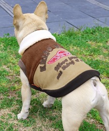 KRIFF MAYER（クリフメイヤー）の「【犬服･防寒･着脱簡単】DOG裏ボアコーデュロイボンバーJK（ペットウェア）」