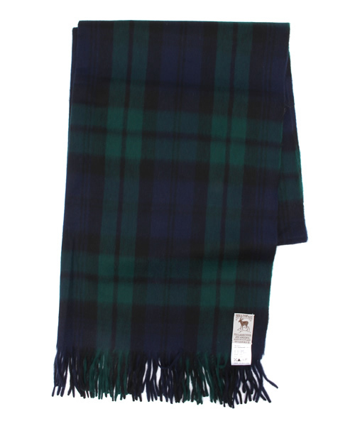 Hilltop（ヒルトップ）の「【HILLTOP/ヒルトップ】 PERTH チェックストール#（マフラー・レディース・グリーン/ネイビー/レッド/チャコールグレー/ベージュ/レッド系その他・FREE）」の11枚目の写真