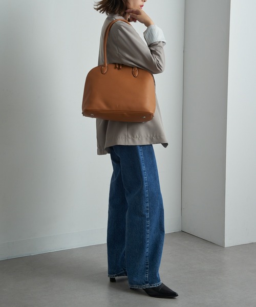 ＆MyuQ（アンドミューク）の「【＆MyuQ】THALLO ロングハンドルボストンバッグ トートバッグ（ボストンバッグ・レディース・キャメル/ブラック・FREE）」の15枚目の写真