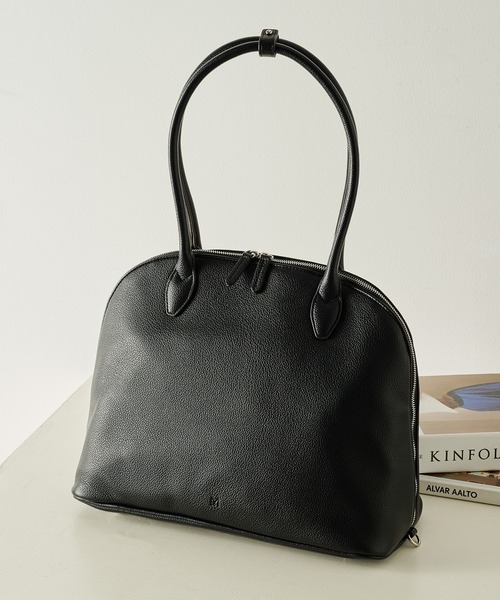 ＆MyuQ（アンドミューク）の「【＆MyuQ】THALLO ロングハンドルボストンバッグ トートバッグ（ボストンバッグ・レディース・キャメル/ブラック・FREE）」の22枚目の写真