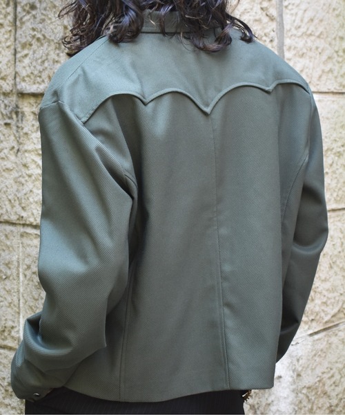 Noen（ノエン）の「ウエスタンテーラードジャケット（テーラードジャケット・メンズ・グリーン/ブラック・MEDIUM/LARGE）」の7枚目の写真