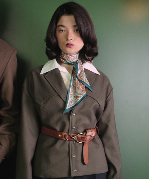 Noen（ノエン）の「ウエスタンテーラードジャケット（テーラードジャケット・メンズ・グリーン/ブラック・MEDIUM/LARGE）」の8枚目の写真