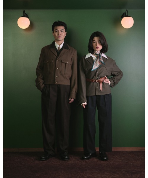 Noen（ノエン）の「ウエスタンテーラードジャケット（テーラードジャケット・メンズ・グリーン/ブラック・MEDIUM/LARGE）」の9枚目の写真