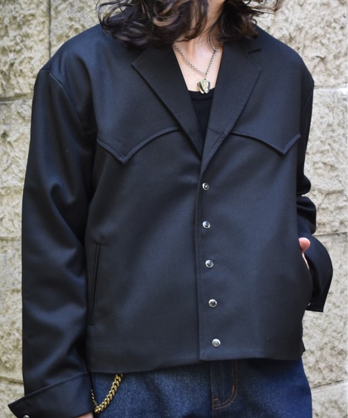 Noen(ノエン)の「ウエスタンテーラードジャケット(テーラードジャケット・メンズ・グリーン/ブラック・MEDIUM/LARGE)」の17枚目の写真