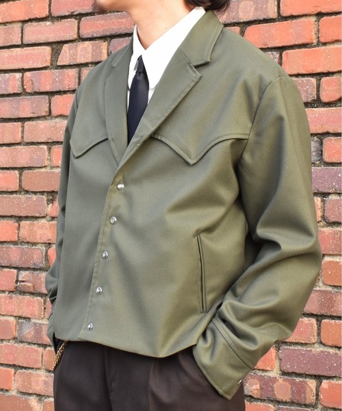 Noen(ノエン)の「ウエスタンテーラードジャケット(テーラードジャケット・メンズ・グリーン/ブラック・MEDIUM/LARGE)」の19枚目の写真