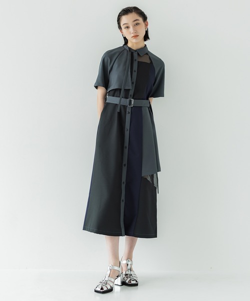 UNITED TOKYO 半袖 ワンピース UNITED TOKYO 「UNITED TOKYO」 半袖ワンピース FREE ベージュ