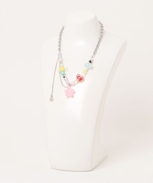 urge select】カラフル POP チャーム ビーズ ネックレス【12パターン