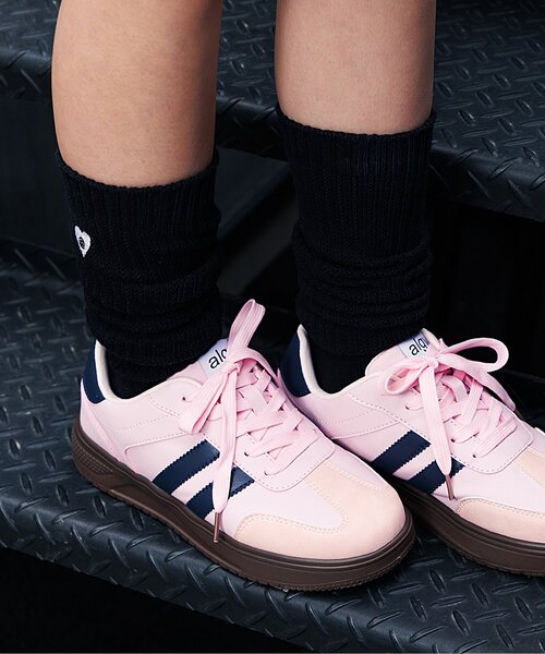 algy(アルジー)の「algyロゴボリュームルーズソックス(ソックス/靴下・キッズ・オフホワイト/サックスブルー/ブラック/ピンク・21/24)」の1枚目の写真