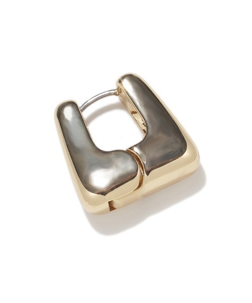 SNIDEL(スナイデル)の「プランプメタルピアス(ピアス(両耳用)・レディース・シルバー/ゴールド・F)」の5枚目の写真