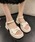 mebole�i���{���j�́uTwist Tweed Ribbon Sandal�i�T���_���j�v�b�A�C�{���[