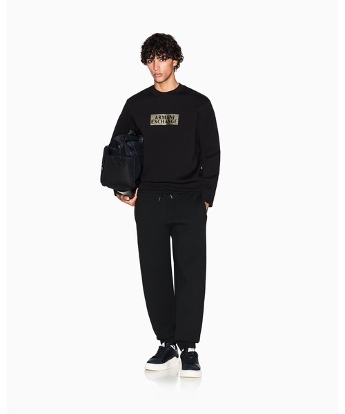 A|X アルマーニ エクスチェンジ】ゴールドロゴ スウェットプル