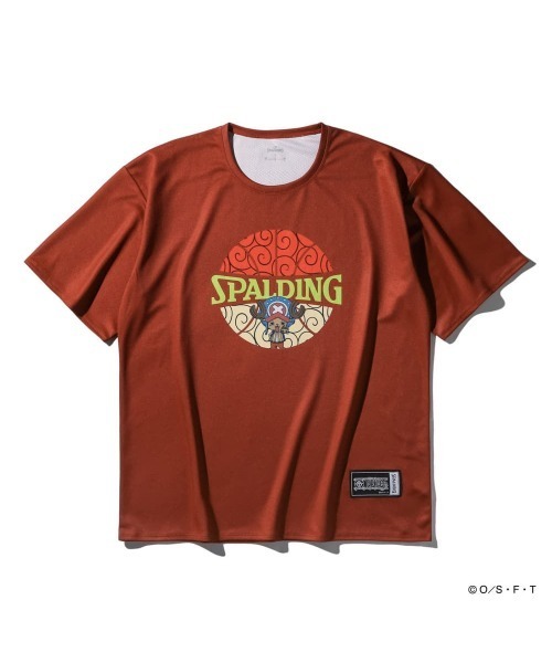 SPALDING（スポルディング）の「【SPALDING/スポルディング】Tシャツ ONE PIECE ヒトヒトの実 ボールプリント/吸水速乾機能・UVカット機能・アニメ半袖Tシャツ（Tシャツ/カットソー・メンズ・ブラック/ホワイト/レッド・MEDIUM/LARGE）」の7枚目の写真